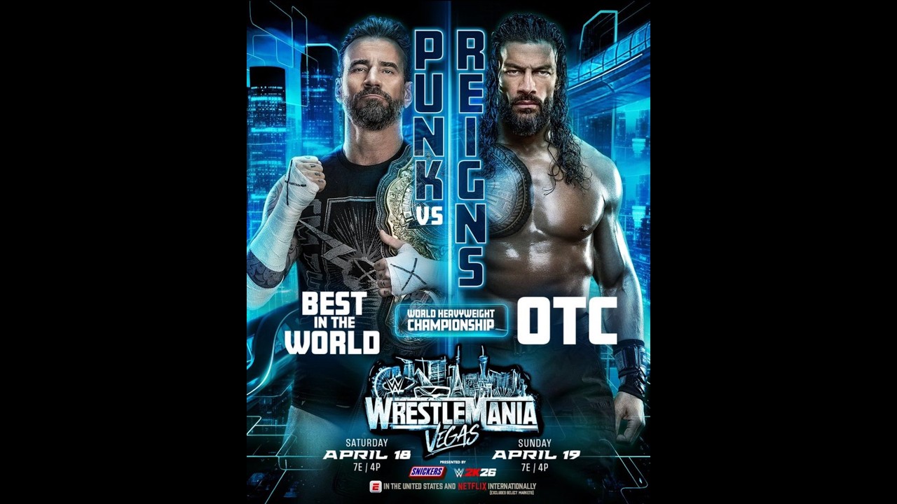 WWE 2K26 IA # 1 - ROMAN REIGNS VS CM PUNK - PREDICTION WRESTLEMANIA 42