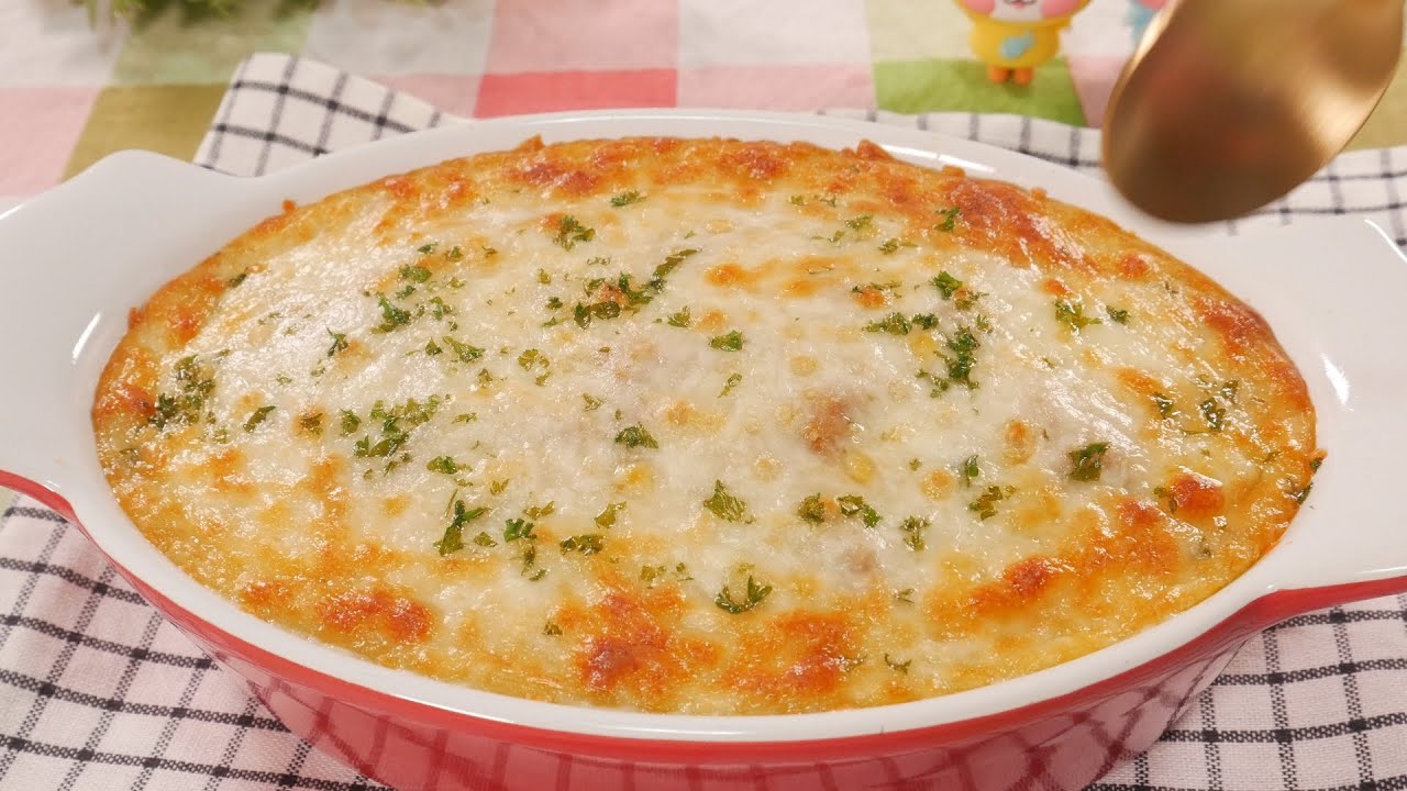 Рецепт запеканки из сырного баклажана * Без мяса * 🍆