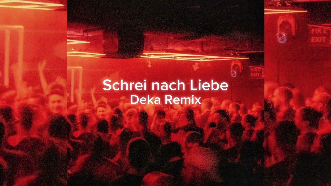 Die Ärzte - Schrei nach Liebe (Deka Techno Remix)