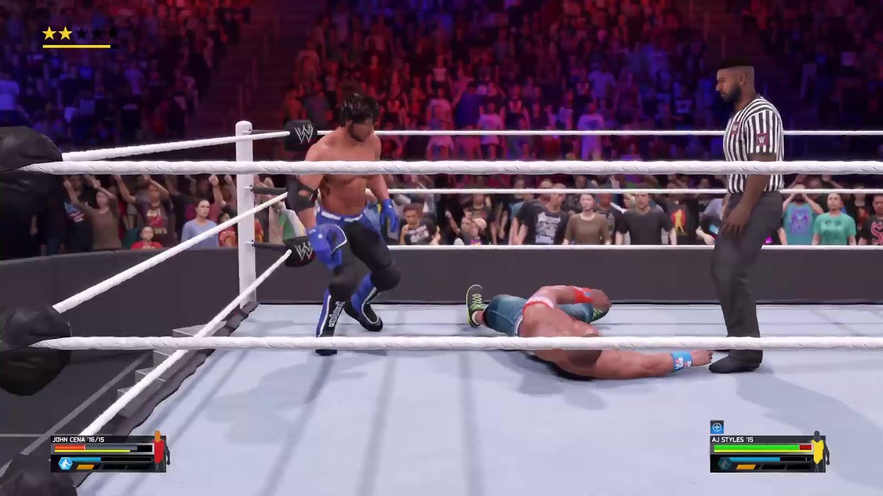 Putting WWE 2K 17 and WWE. 2K 25.