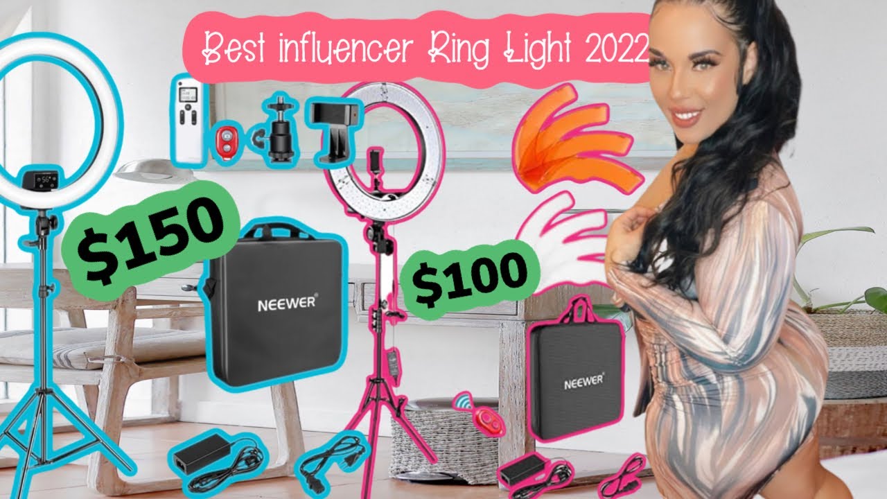 2022 BEST RING LIGHTS COMPARISON 💡  ‼️‼️In-depth review‼️‼️ Neewer Ring Light ❌ INSTAGRAM/YOUTUBE