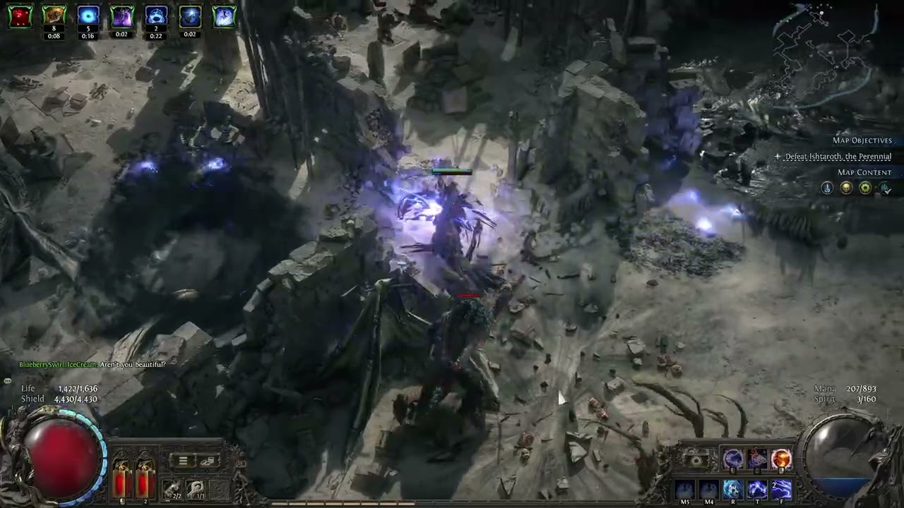 [POE2] 0.4 - Bloodmage still op - ember fusillade + CoA living bomb + CoC Arc