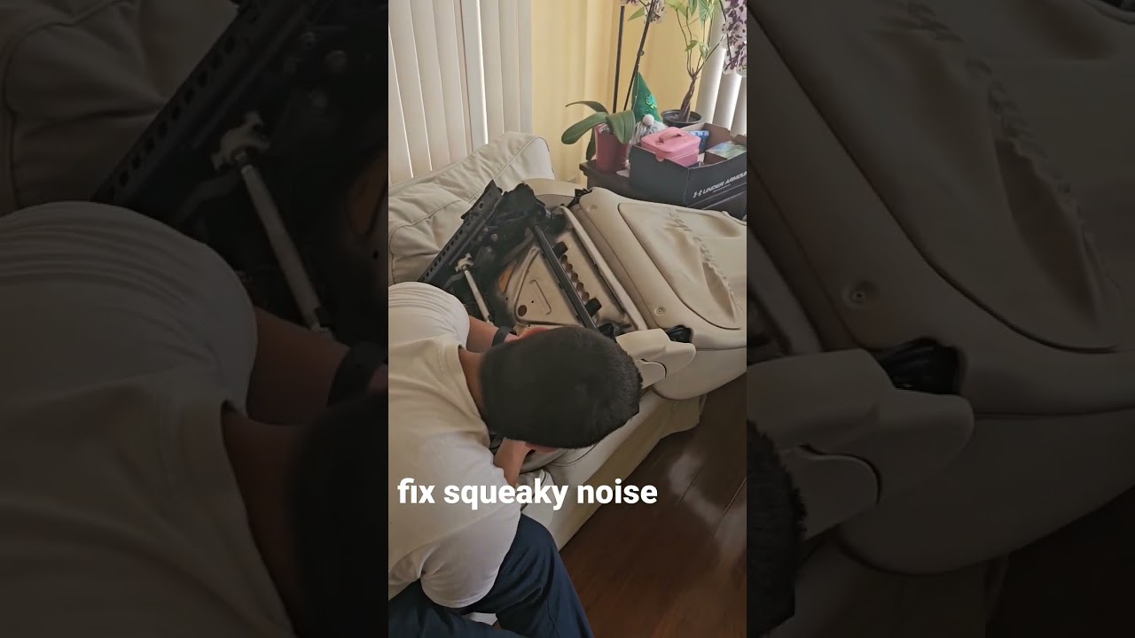 fix squeaky noise coming from mercedes benz original chair #mercedes #benz #fix #squeakysound