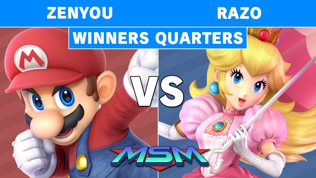 MSM 229 - Zenyou (Mario) Vs FS | Razo (Peach) Winners Quarters - Smash Ultimate