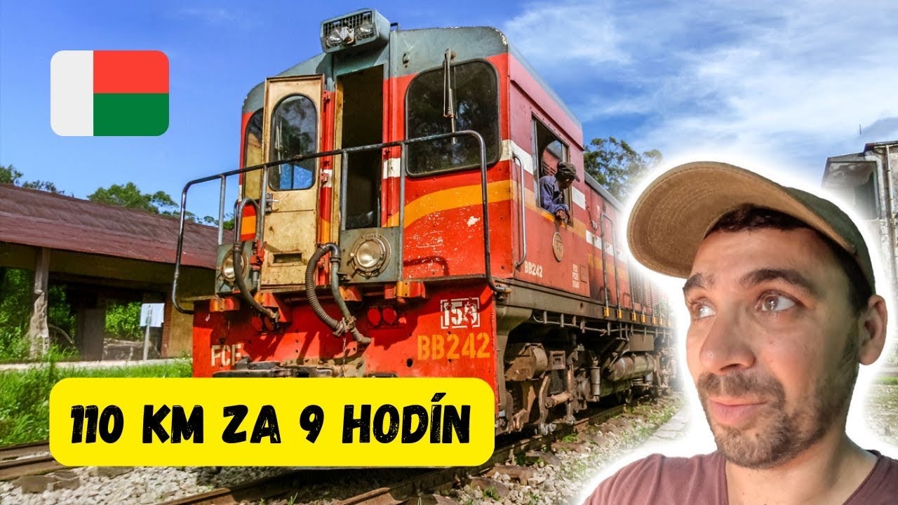 Našli sme NAJPOMALŠÍ vlak v Afrike!🇲🇬