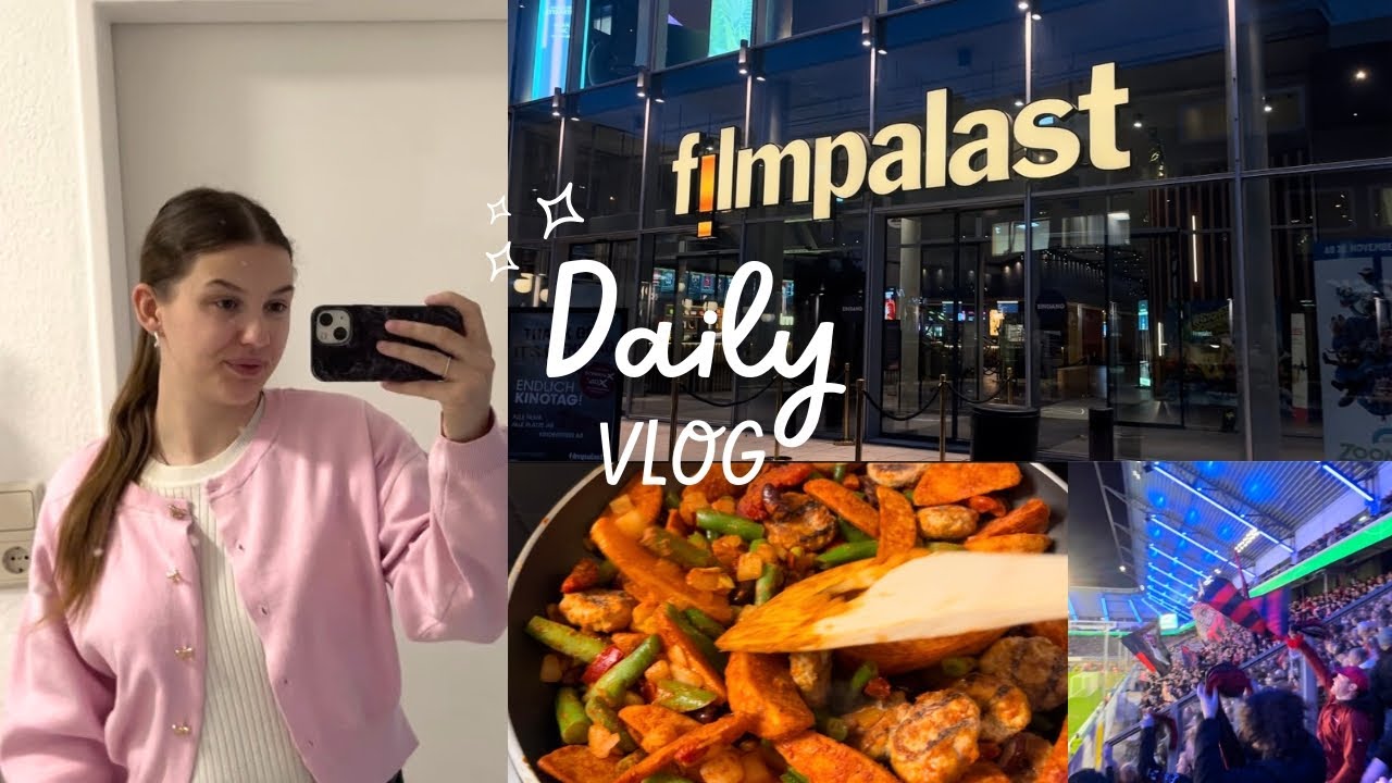 DAILY VLOG / Weihnachtsdeko, Kino Date, Schultasche packen 🎄🍿🎒