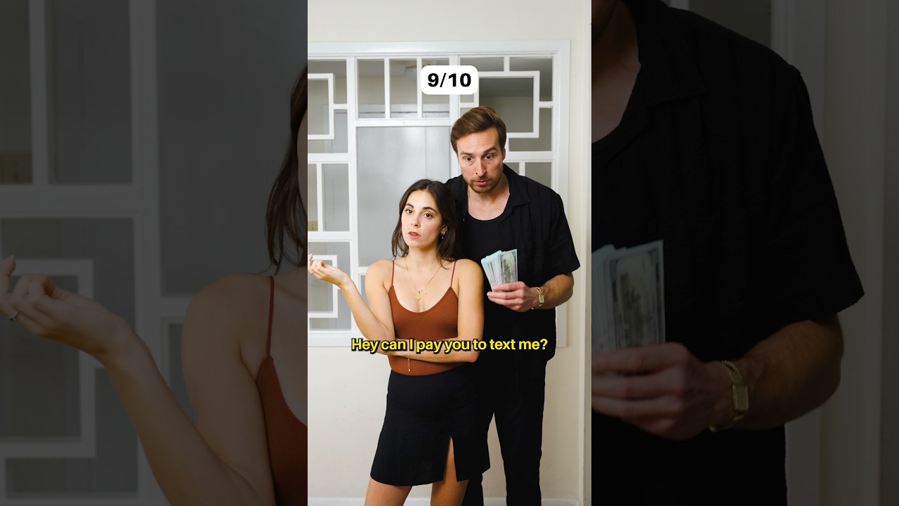 flirting with busted vs baddie girl #shorts
