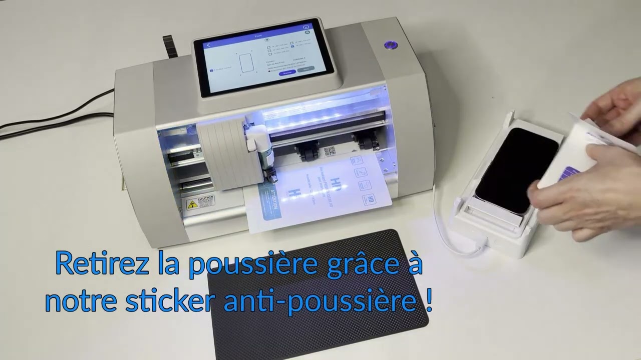 Tutoriel de pose d'un film hydrogel H4 - Gammes classique HD et UV