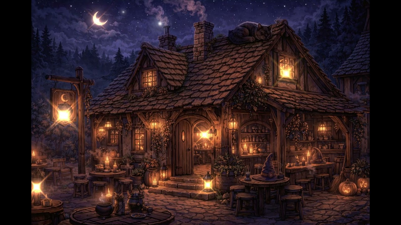 The Witch's Tavern | With Cricket and Owl sounds