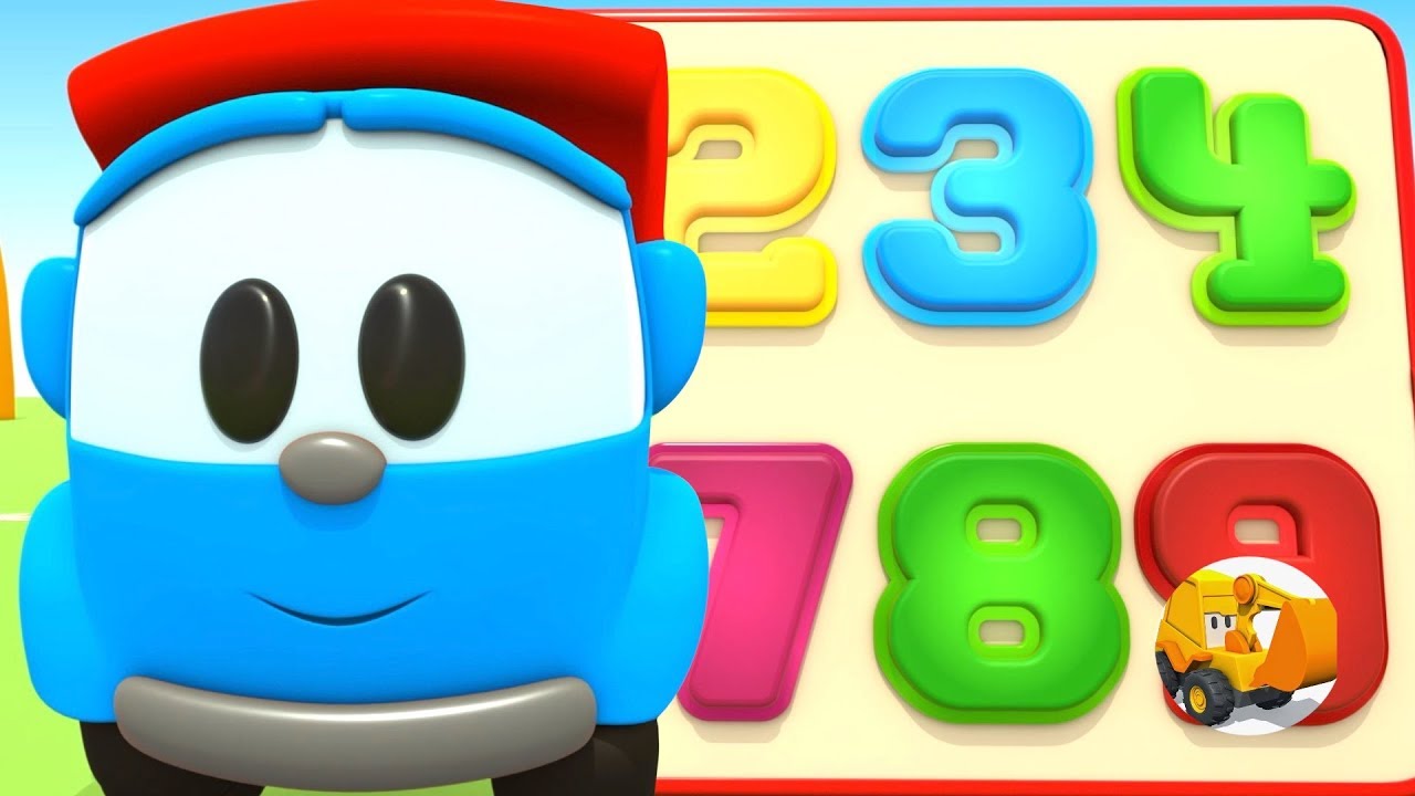 Leo el Pequeño Camión  - Números en español - Videos para niños