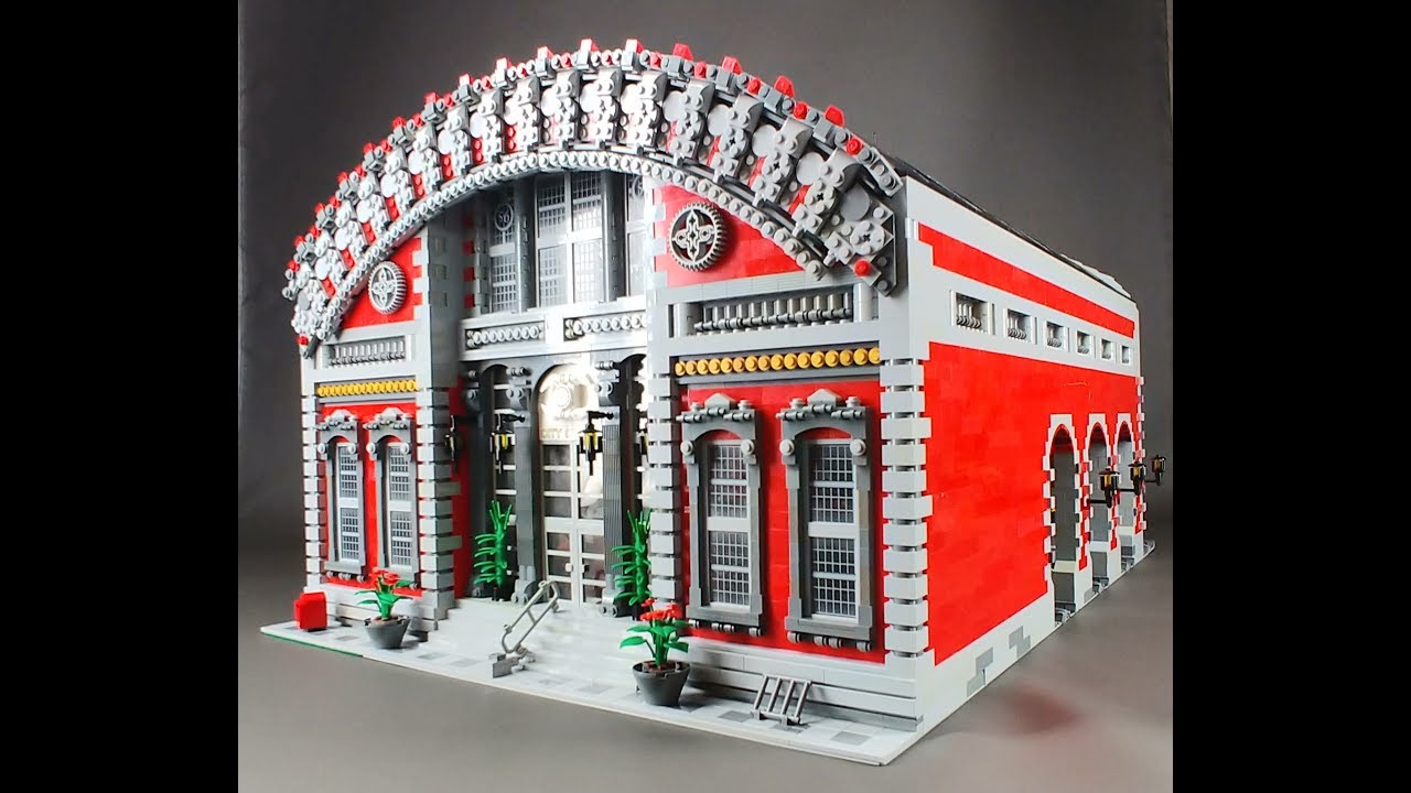 Huge Lego Train Station