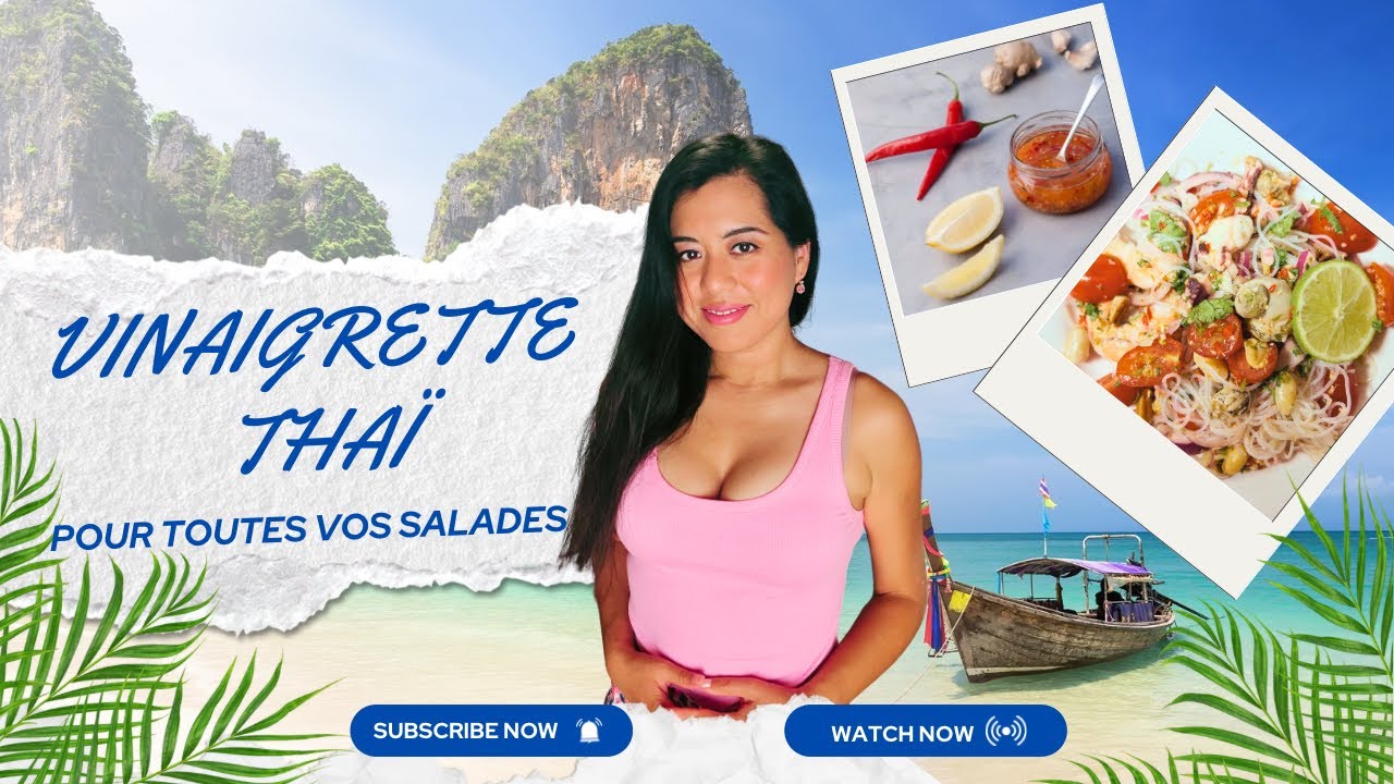 Vinaigrette thaï pour tous types de salades et fruits de mer