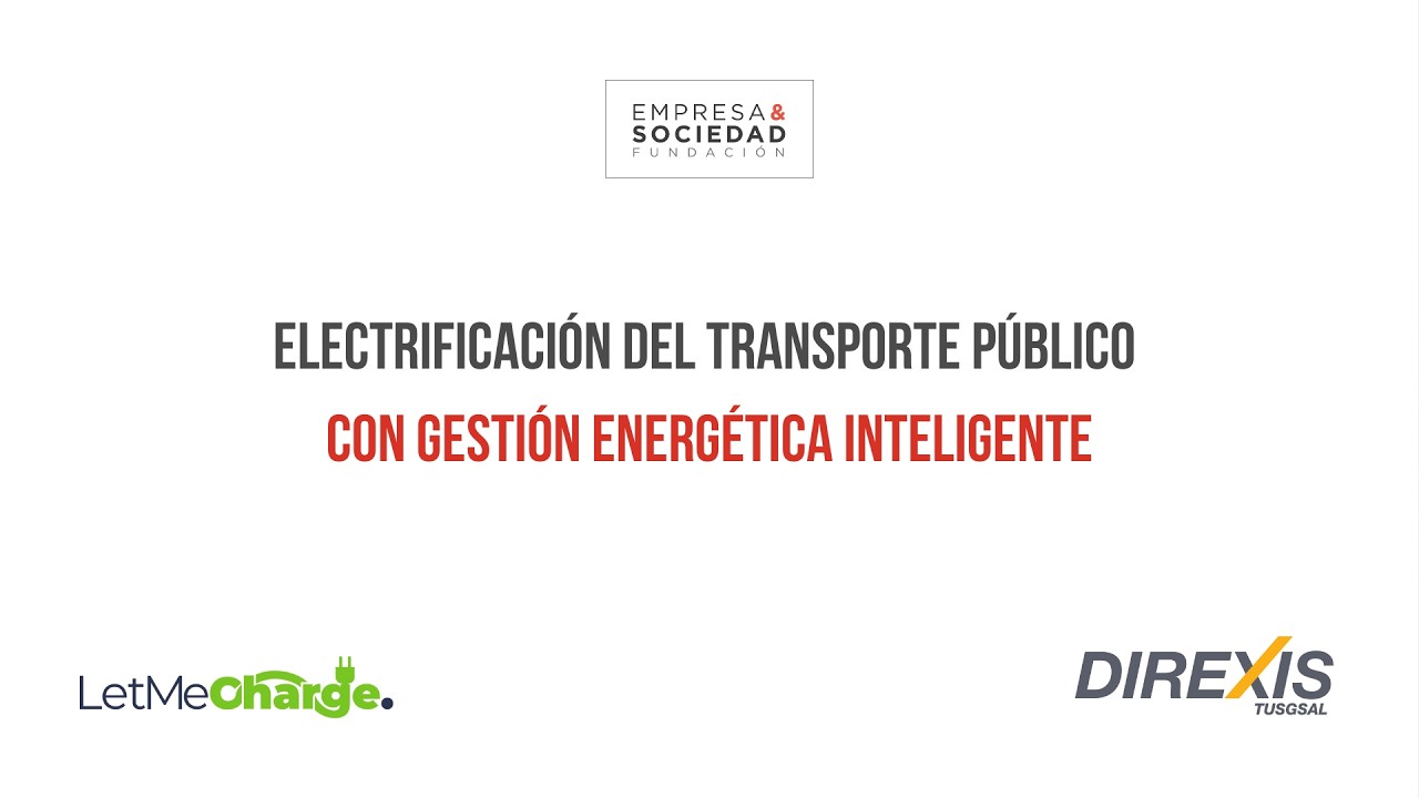 Electrificación del transporte público con gestión energética inteligente