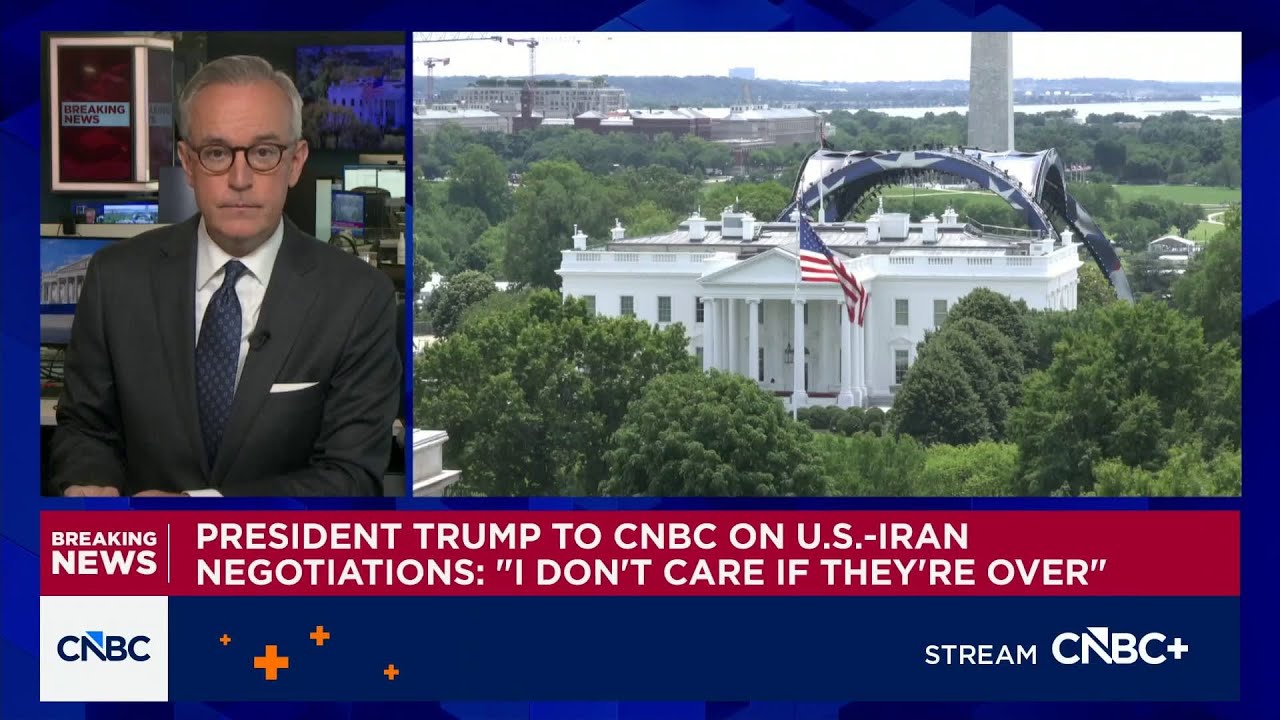 Трамп в интервью CNBC о переговорах между США и Ираном: &laquo;Мне всё равно, если они закончатся&raquo;.