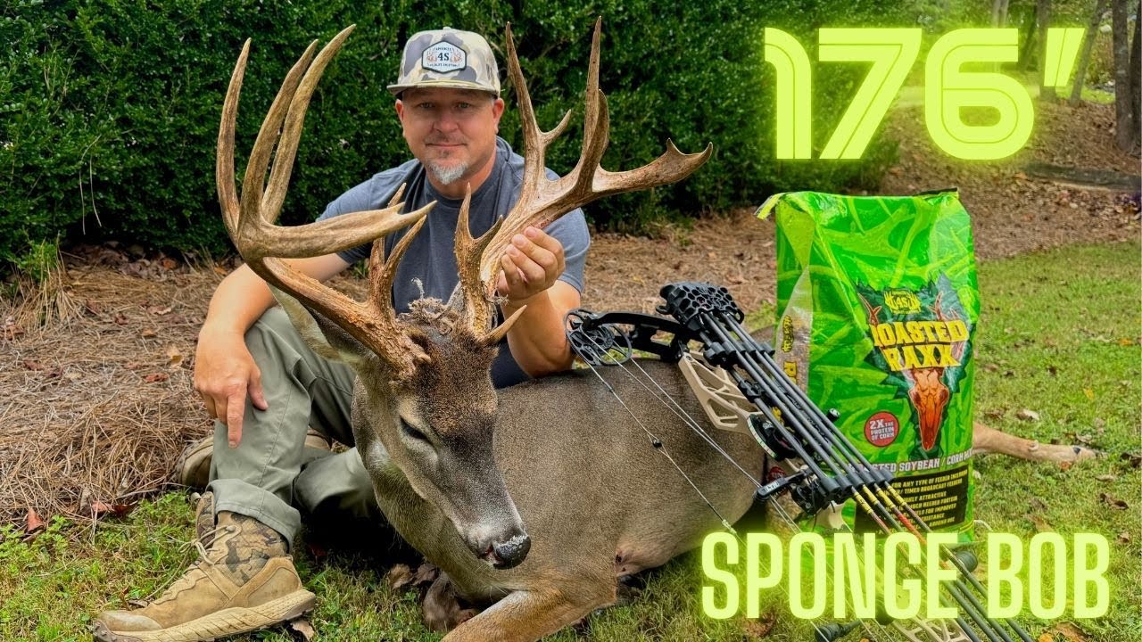 176 inch giant goes down on opening day in the suburbs! (Sponge Bob)