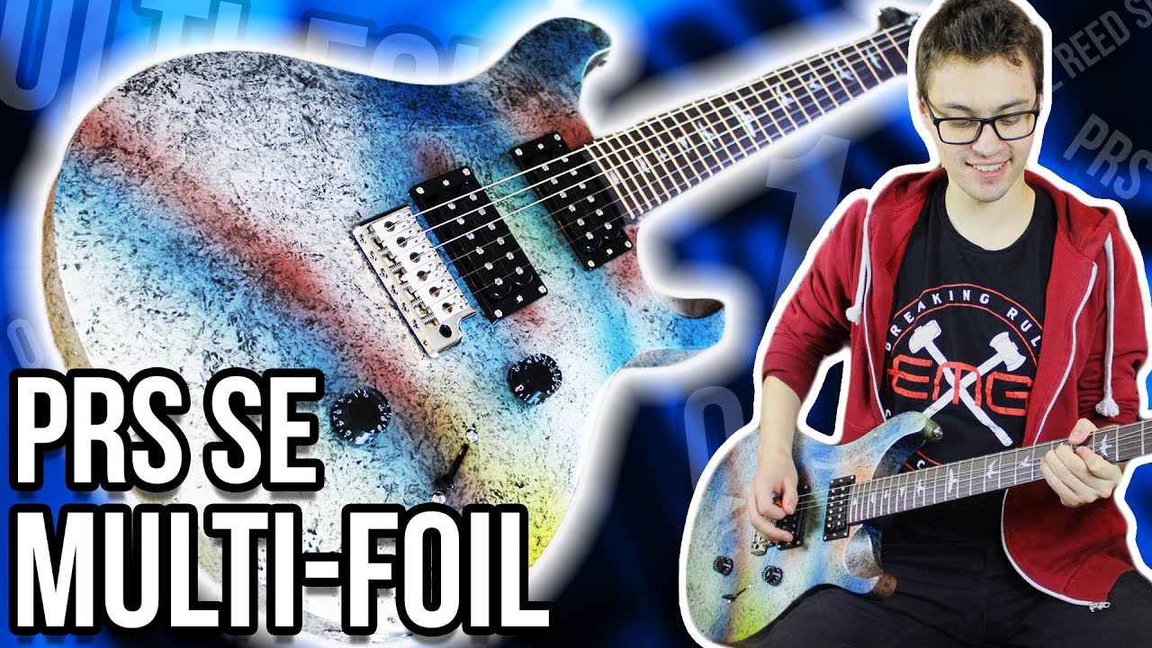 The Most Striking PRS SE Model of the Year?! || PRS SE Standard 24 Multi-Foil Demo/Review