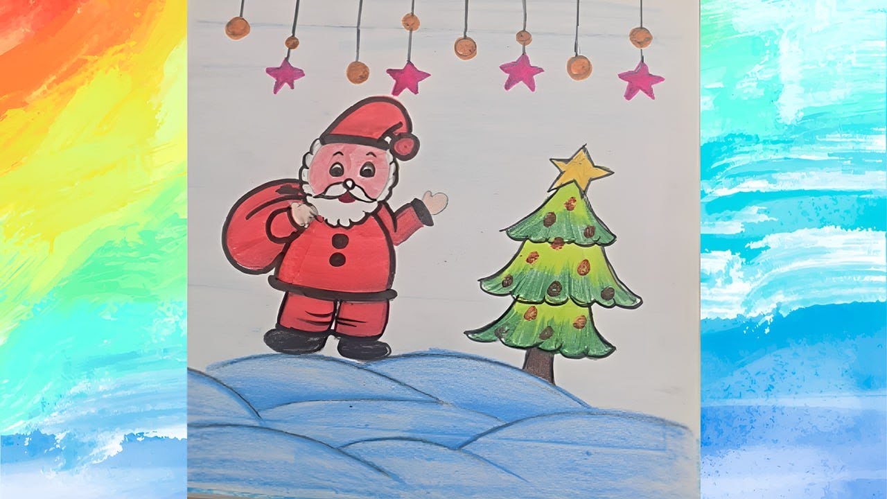 how to draw a Christmas tree | Easy Guide for Beginners
