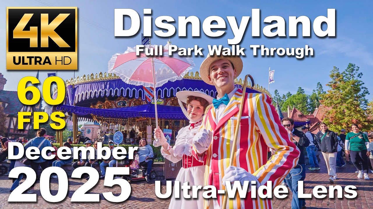 Disneyland – Full Walk Through [4K/60fps] - Disneyland Park (Anaheim, California)