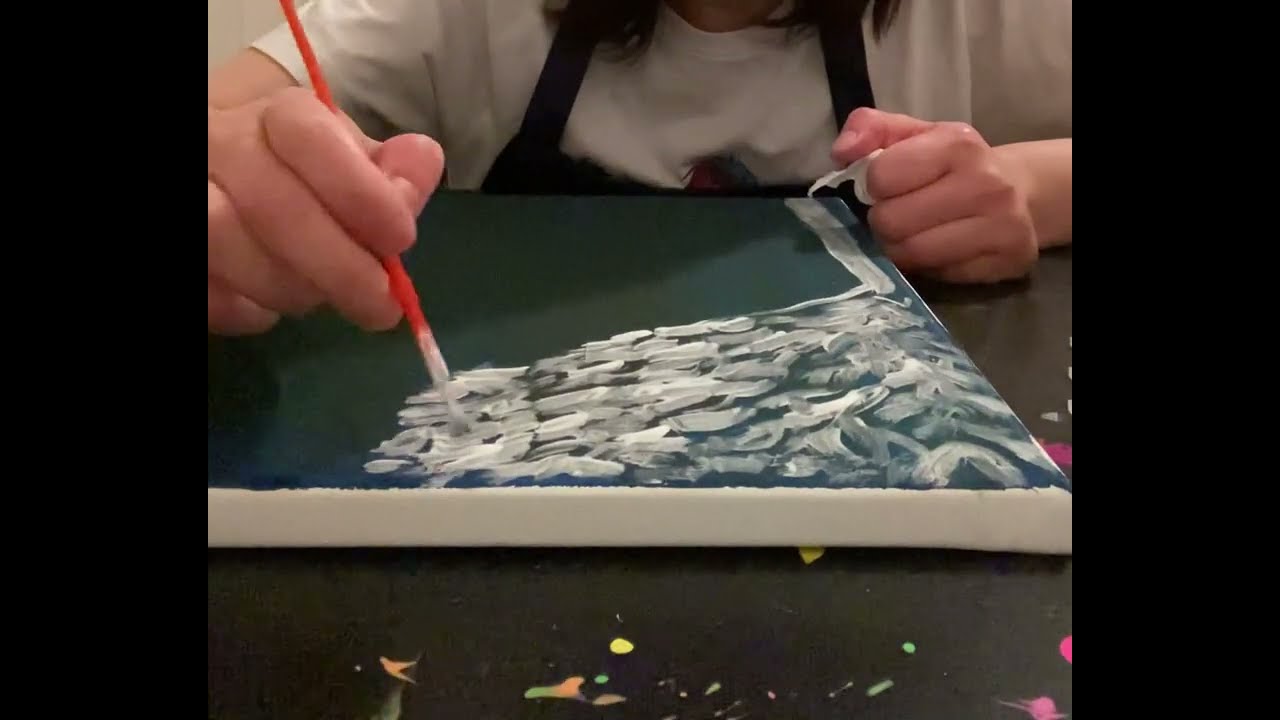 Paint with @GiovannaSun #nycartist #nycapartment #howto #nycartist