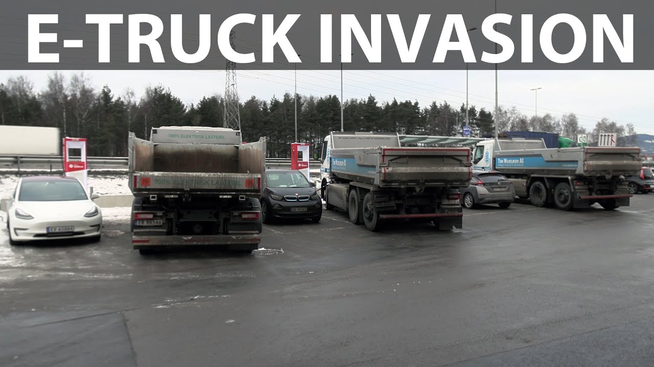 Volvo electric truck takeover at Circle K Furuset
