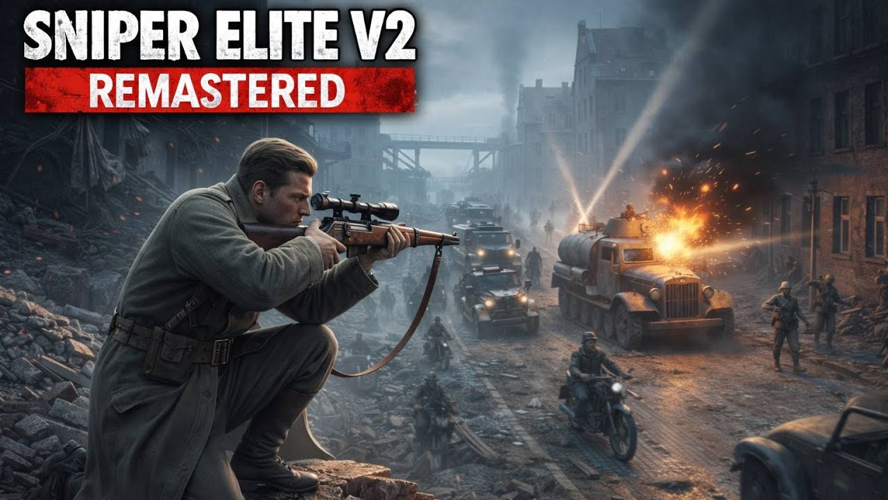 Destroy the Köpenick Convoy | Sniper Elite V2 Remastered Walkthrough