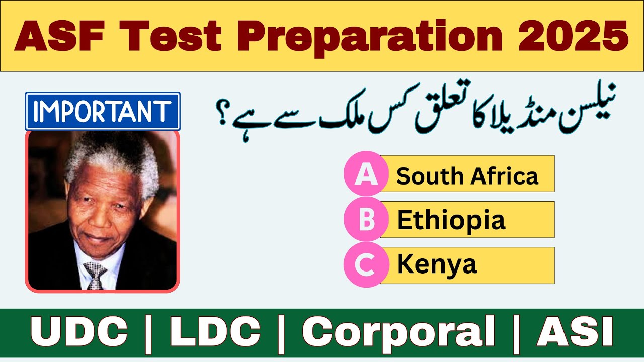 ASF Test Preparation 2025 | ASF written Preparation | ASF Corporal & ASI Test 2025