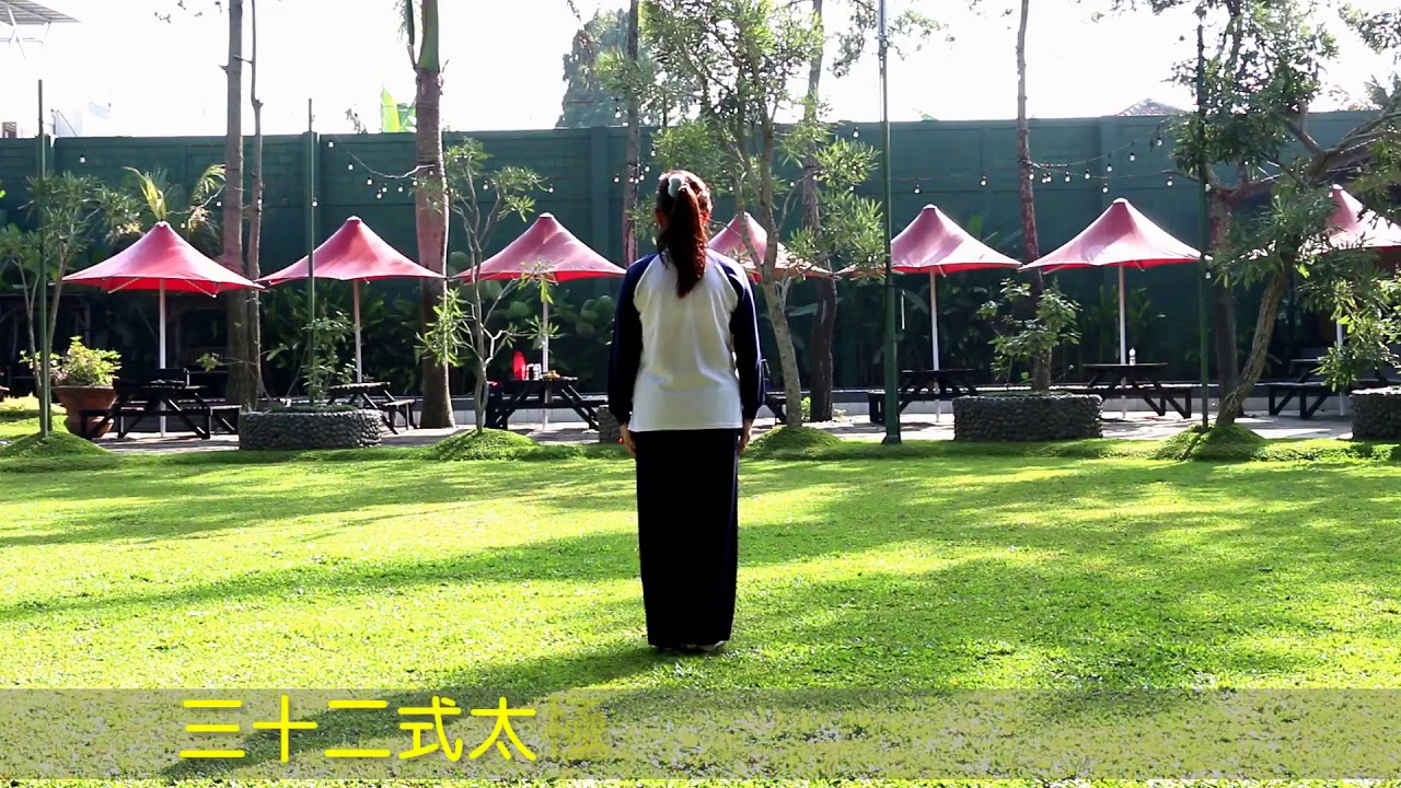 32 taiji quan back view