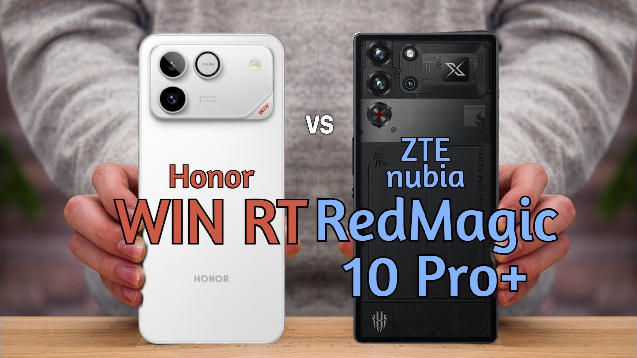 Honor Win RT vs ZTE nubia RedMagic 10 Pro+ | Full Comparisonb 2025 &ndash; Gaming, Battery, Speed Test