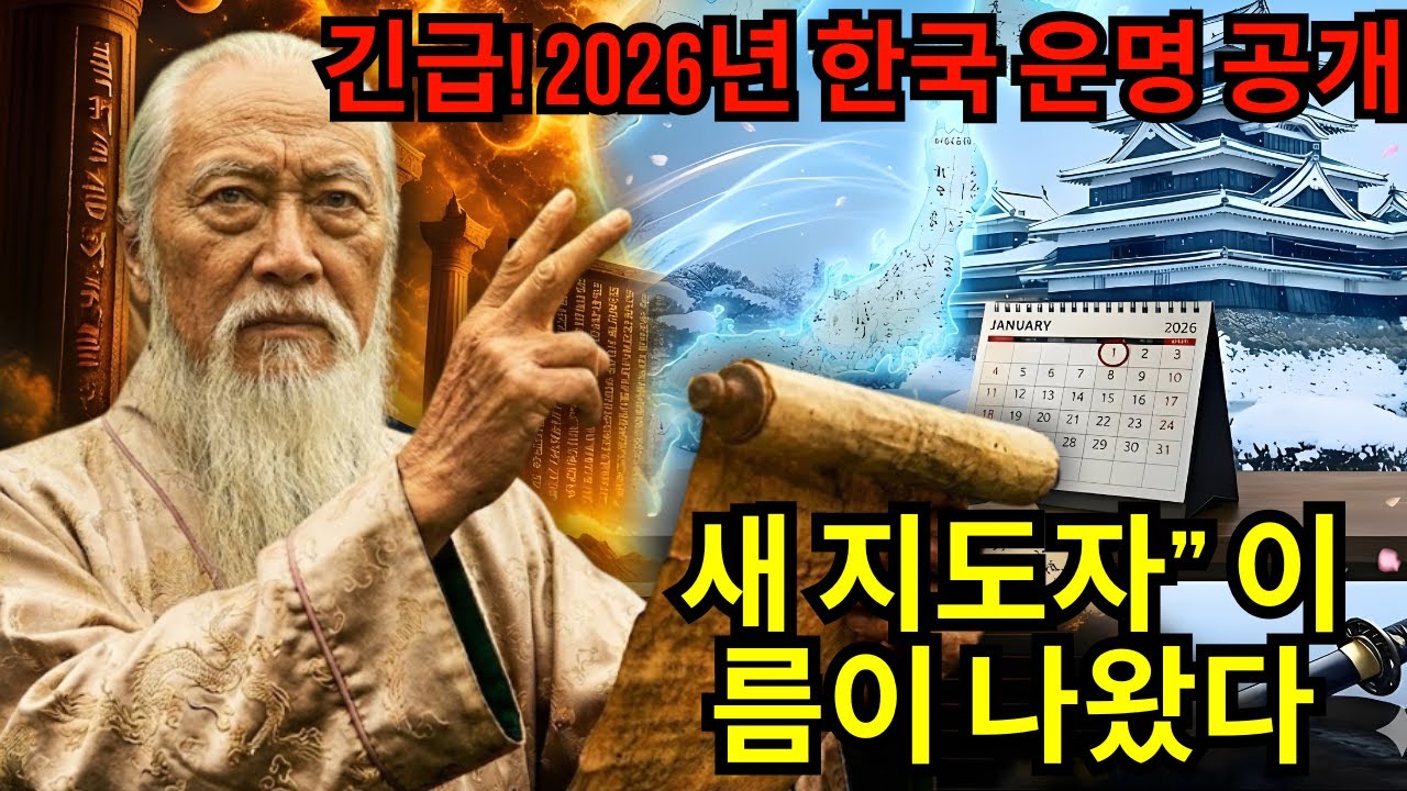 [긴급] 2026년… 팬데믹을 예언한 ‘그 예언자’가 돌아왔다 (한국의 새 지도자 공개)