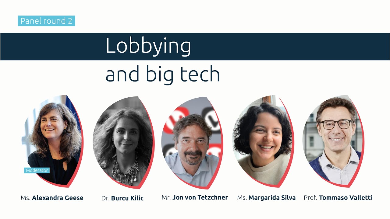 Panel discussion: lobbying and big tech