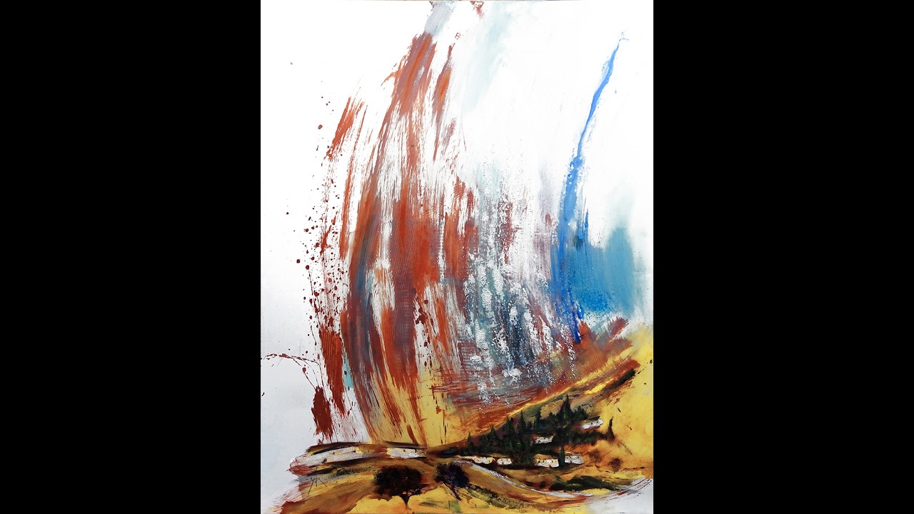 Artiste peintre Bernard SUDRE, travail de l’œuvre N°1770 et 1771