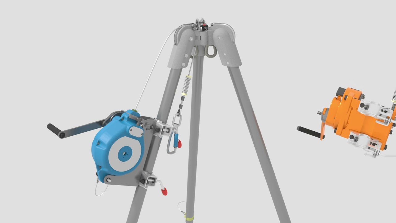 SOLVD - Globestock Winch, G-Saver II and Tripod system