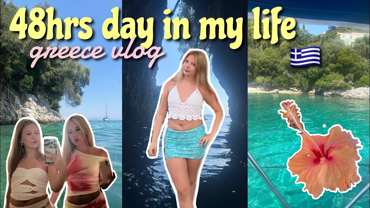 greece vlog! 48hrs day in my life vlog