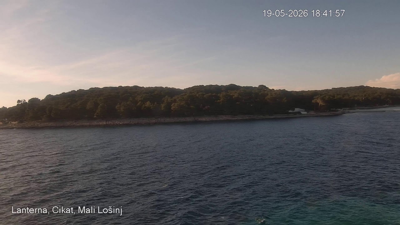 Lanterna, Čikat, Mali Lo&scaron;inj, Webcam [LIVE streaming]