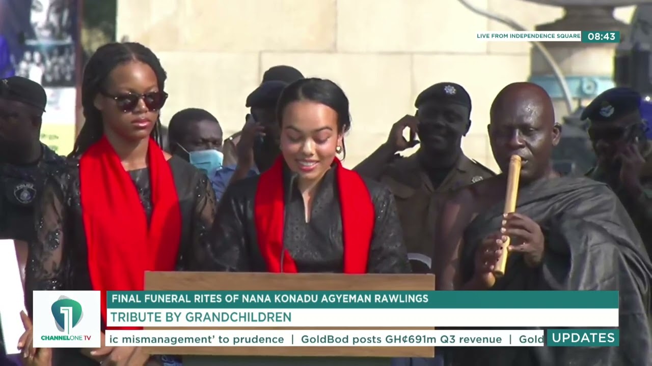 ‘She Was Our Hero’ — Grandchildren Pay Emotional Tribute to Nana Konadu