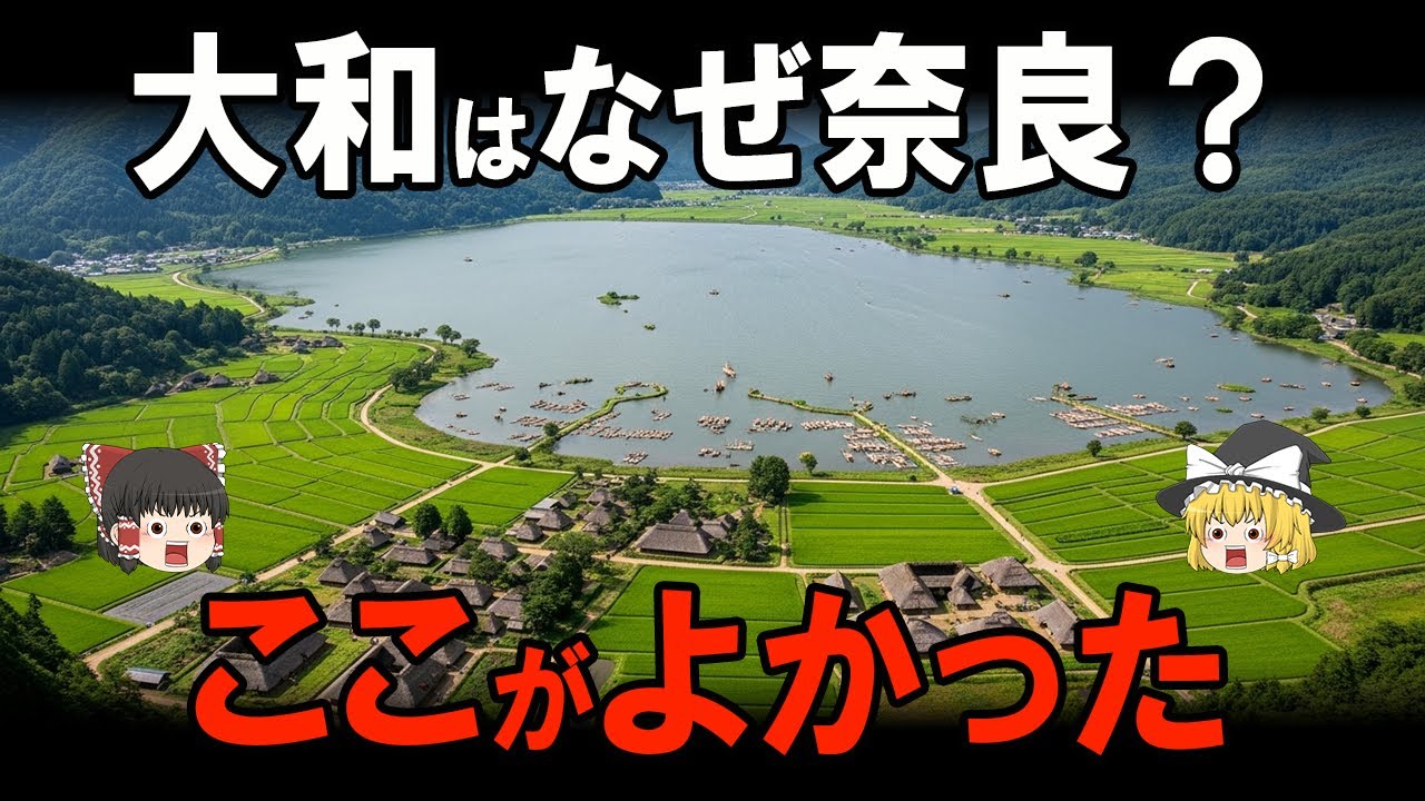 【ゆっくり解説】なぜ大和は奈良だったのか？奈良盆地に都が出来た最大の理由とは