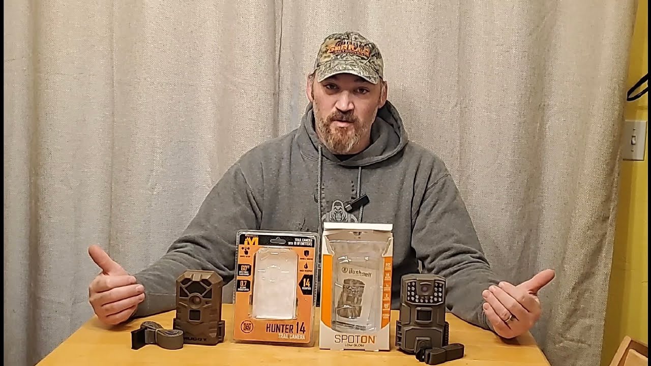Review on a Muddy hunter 14 trail camera and a Bushnell spot on trail camera