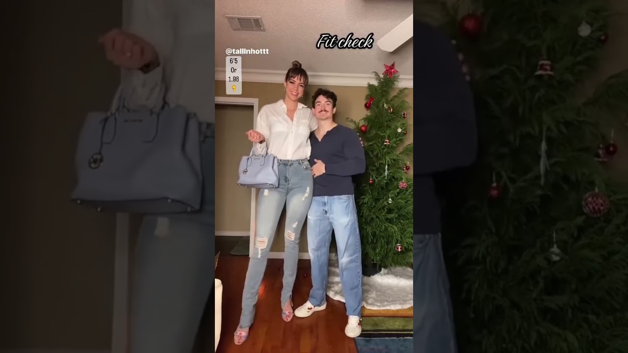 Tall Girlfriend and Short Boyfriend #tallgirl #tallgirlshortguy