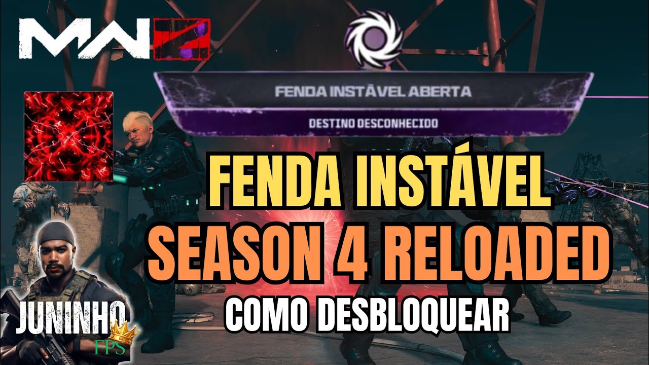 MW3 Zombies (MWZ): Como DESBLOQUEAR a fenda instável SEASON 4 Reloaded.
