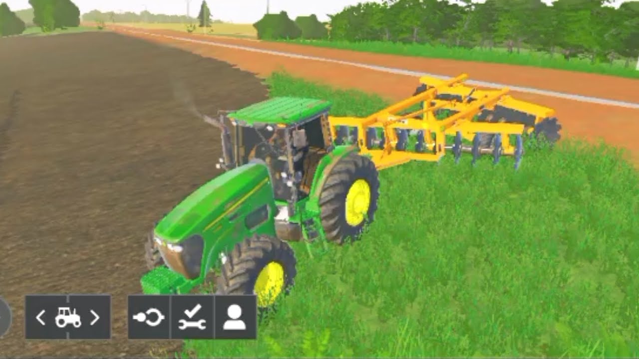Farming simulador 20 fazendo o carreador na segunda área pro plantio de cana ep 64 #gameviral 