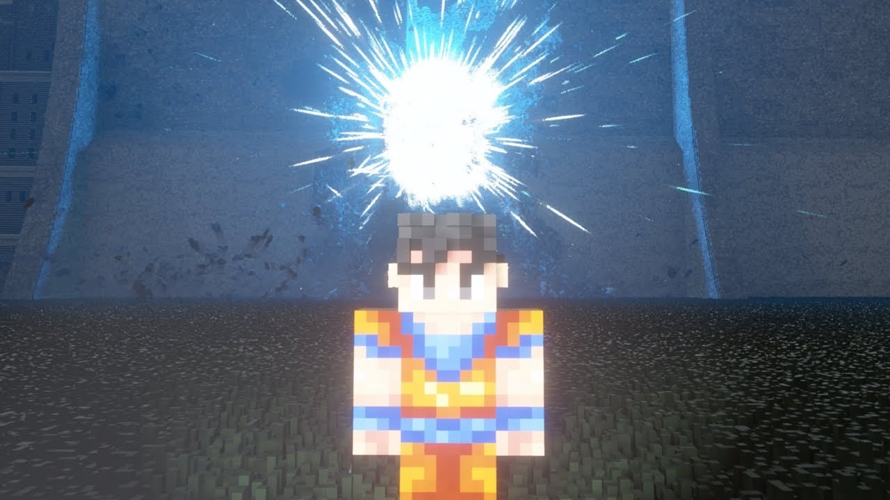 Goku SPIRIT BOMB Genki Dama from DRAGON BALL Destroys the World in TEARDOWN