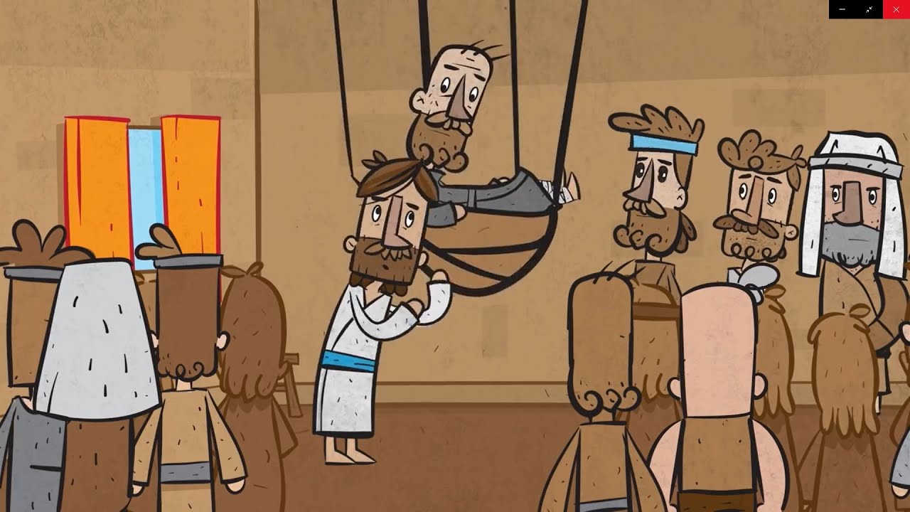 Jezus geneest een verlamde man