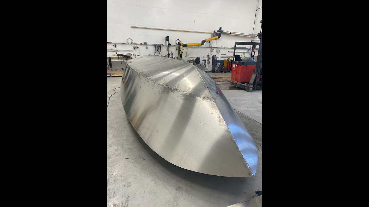This is how we build aluminum fishing boat #weldingtipsandtricks #weldertips #weldernation #welding