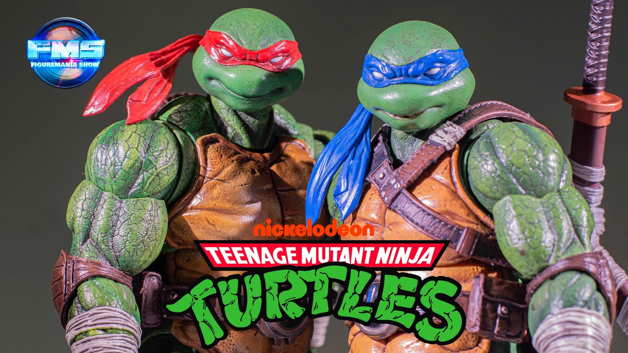 Обзор фигурок TMNT Лео и Раф от LingJiHun