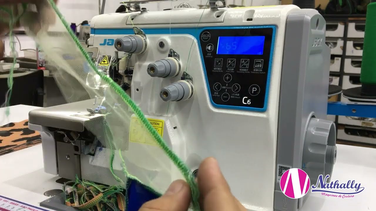 Overlock Eletrônica Jack C6 - Funções, programação e idioma
