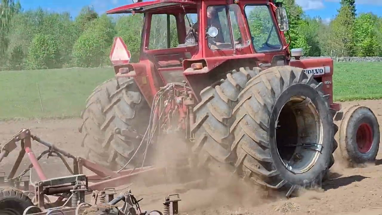 Harvning  BM 650 med dubbelmontage !