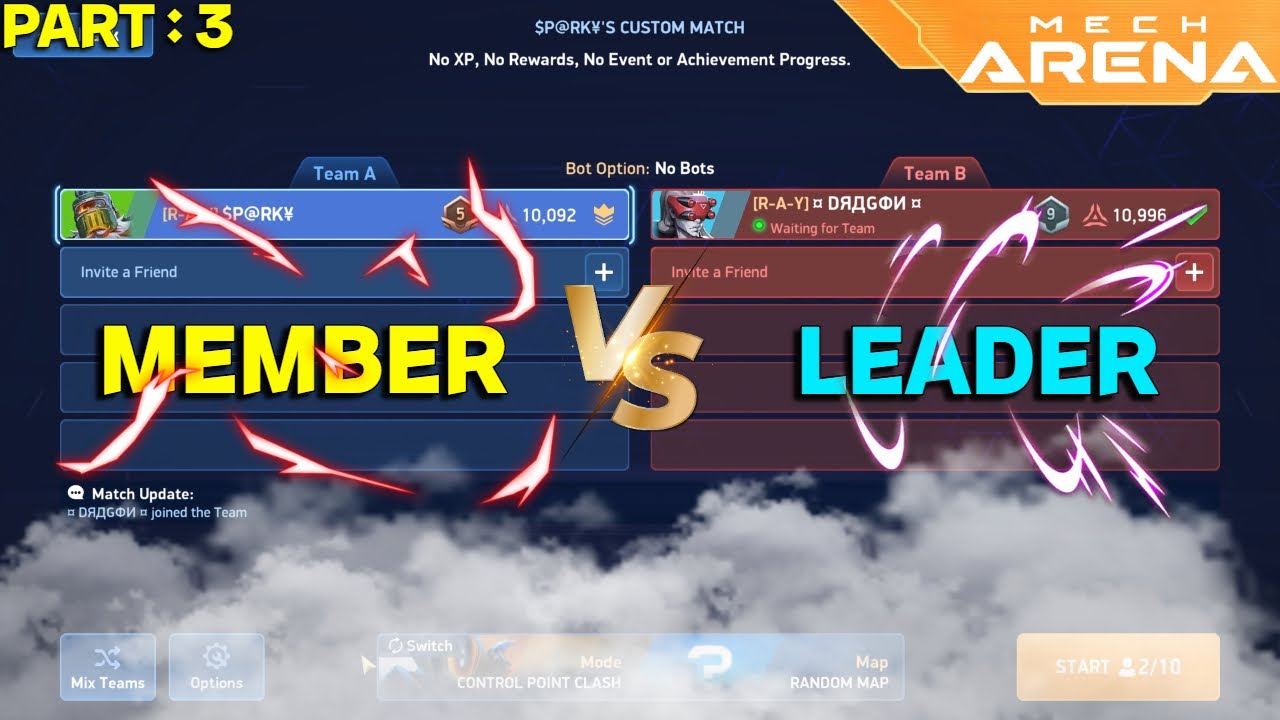 1 vs. 1 With Clan Leader | Mech Arena