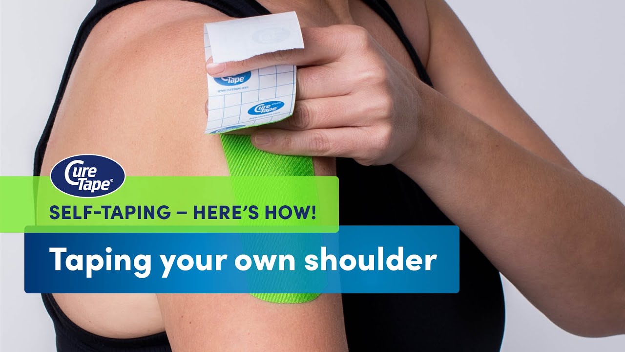 How to Tape Your Own Shoulder | Kinesiology Taping Tutorial