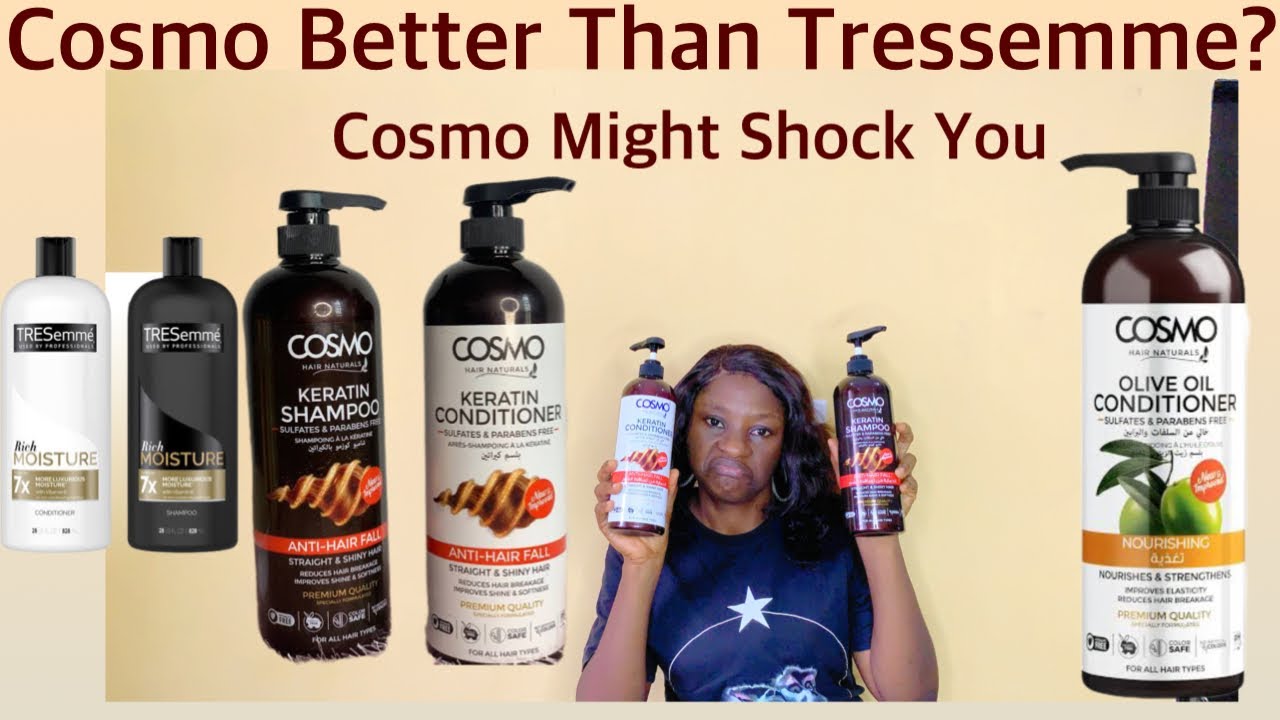 Cosmo Keratin Shampoo/Conditioner Review| Best Product For Wigs Revamping /Natural & Relaxed Hair 