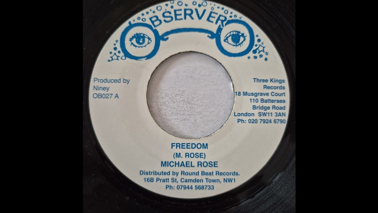 Michael Rose - Freedom - Observer 7inch RE 1974